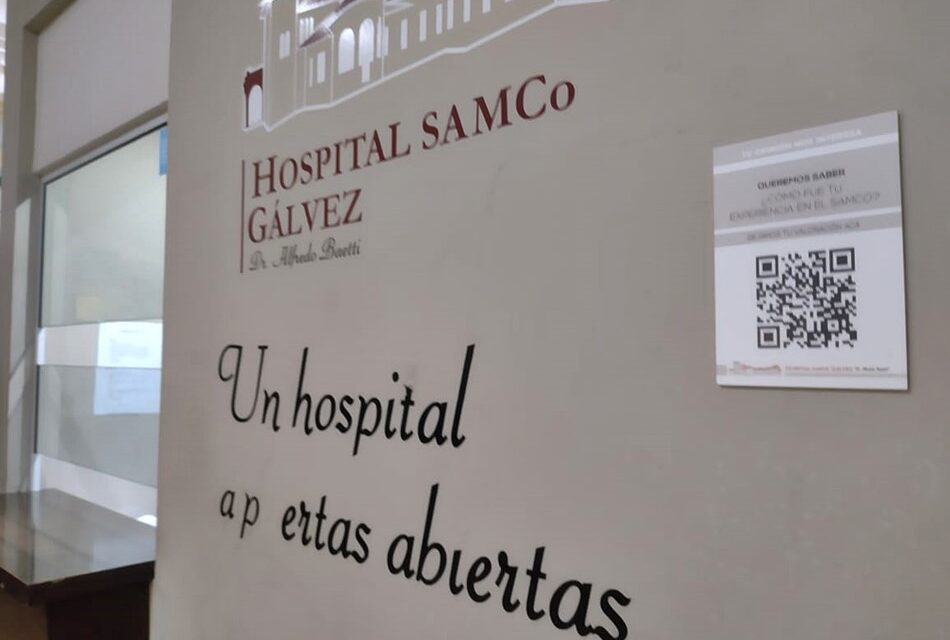 Hospital SAMCo Gálvez: trabajan para reforzar la seguridad en la institución