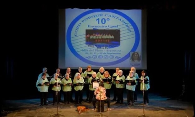 «Flores de Plata» participó del 10° Encuentro Coral de Mar del Plata