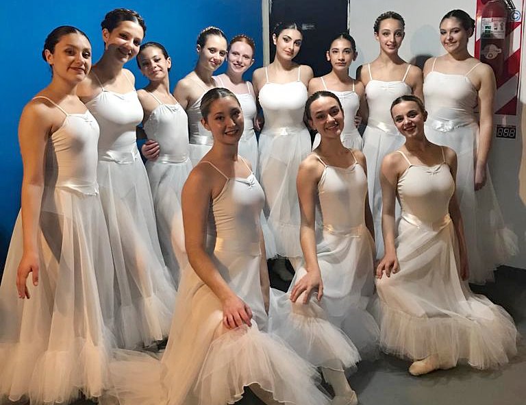 Alumnas de Estudio de Danzas «Coppelia» bailaron en festival aniversario de la Fundación JULIO BOCCA