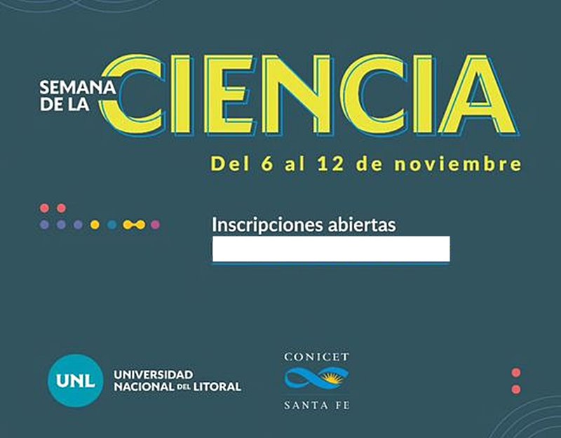 SEMANA DE LA CIENCIA DE LA UNL: el Centro Universitario Gálvez propone distintas actividades