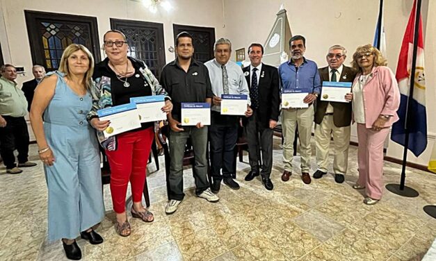 El Club de Leones «Causa Específica» recibió al gobernador, visitó instituciones y sumó tres nuevos socios