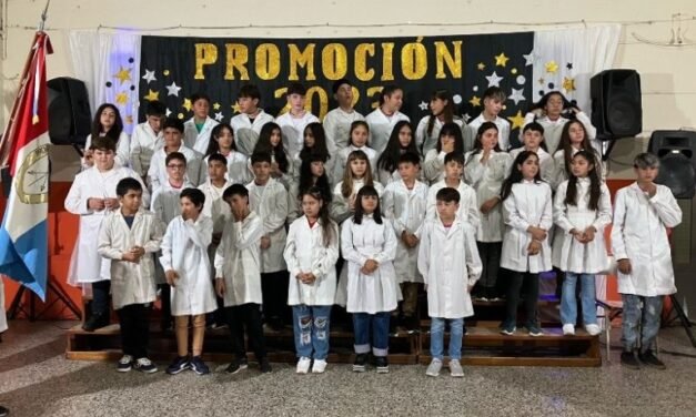 Promociones 2023: egresaron los alumnos de 7mo de la Escuela N°6035