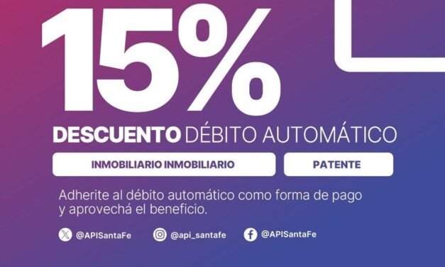 Provincia amplió el plazo para la adhesión al débito automático de Patente e Inmobiliario