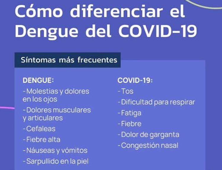 Dengue y Covid: cuáles son las diferencias entre ambas enfermedades
