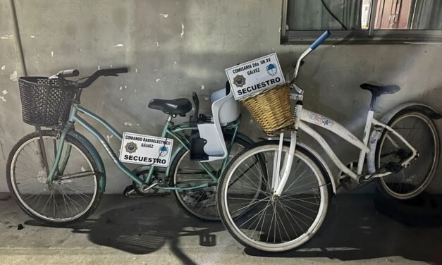 Policiales: esclarecen el hurto de dos bicicletas