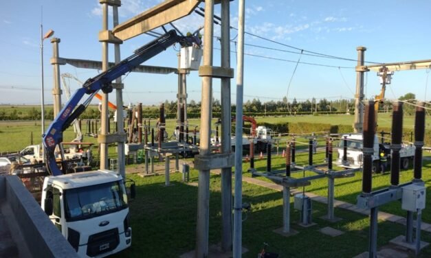 La Cooperativa Eléctrica y la EPE trabajan en la línea de 132 kv