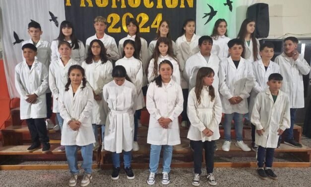 Graduaciones: acto de fin de año de la Escuela N° 6035