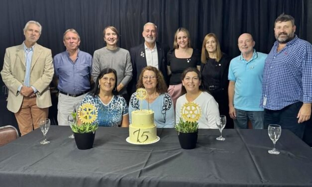 El Rotary Club cumplió 75 años de vida en Gálvez y lo celebra con distintas actividades