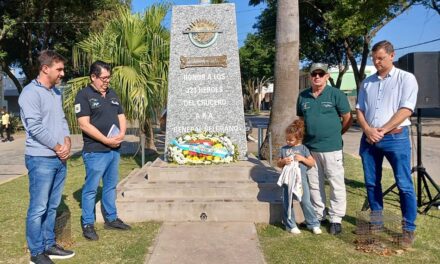Conmemoraron el 43° aniversario del hundimiento del ARA Gral. Belgrano