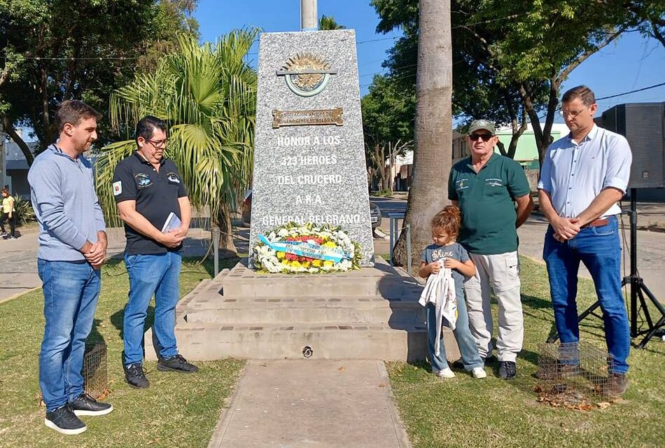 Conmemoraron el 43° aniversario del hundimiento del ARA Gral. Belgrano