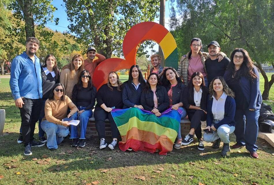 Desde hoy, la Plaza de la Mujer cuenta con un Espacio de la Diversidad