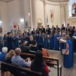Concierto «a iglesia llena»: el Coro Polifónico cantó por los 100 años de la Parroquia