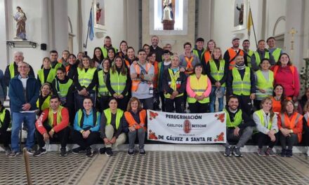 126a. peregrinación a Guadalupe: el grupo de Gálvez partió bien tempranito a la Basílica