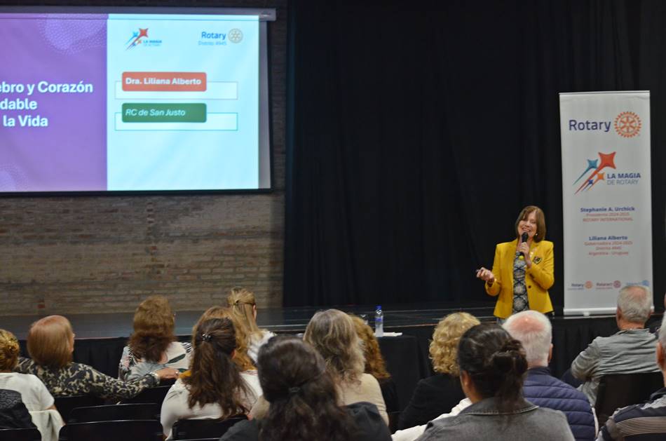 Rotary Club organizó charla sobre demencia y Alzheimer: «Un 35% de la enfermedad es prevenible»