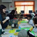Alumnos de la Escuela N° 6034 visitaron la Escuela de Comercio, preparándose para su Feria de Ciencias