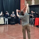 Talleres gratuitos de folklore: este sábado se realizó el primero de zamba con la pareja Bracco-Lorenzatti