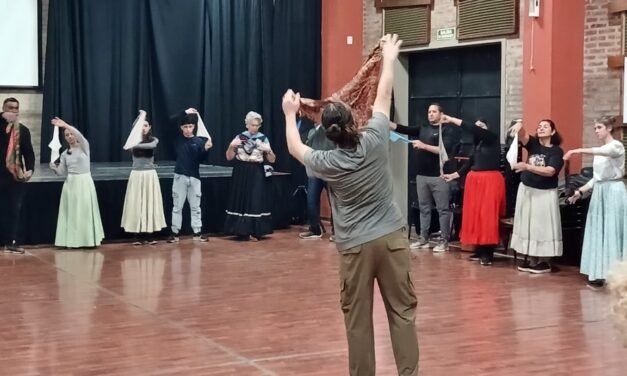 Talleres gratuitos de folklore: este sábado se realizó el primero de zamba con la pareja Bracco-Lorenzatti