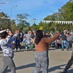 Este domingo, la Plaza de la Mujer se transformó en «PLAZA PATRIA» vestida en celeste y blanco