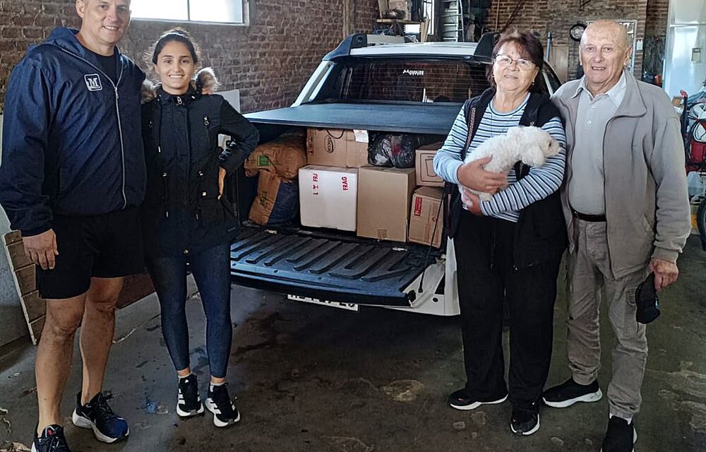 Ayudar en silencio y con amor: cuatro galvenses llevaron donaciones a una escuelita rural en Santiago del Estero