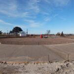 Provincia avanza en la construcción de la nueva rotonda en el cruce de rutas provinciales N° 80 y 10