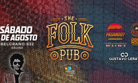 FOLK pub: este sábado 2 de agosto viví una noche de shows, cena y viaje musical en vinilo