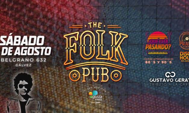 FOLK pub: este sábado 2 de agosto viví una noche de shows, cena y viaje musical en vinilo