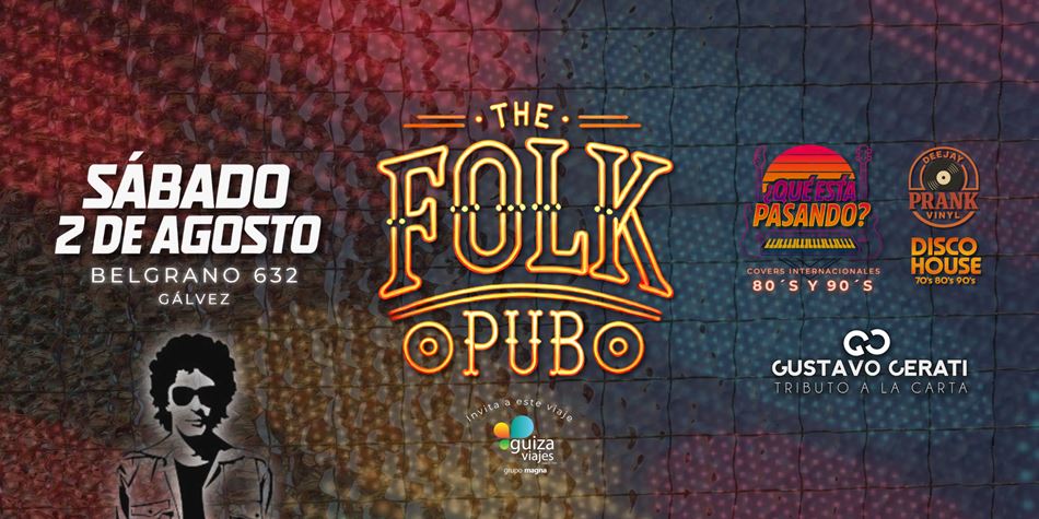 FOLK pub: este sábado 2 de agosto viví una noche de shows, cena y viaje musical en vinilo
