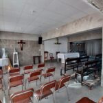 Avanza la obra de construcción de la nave de la Capilla Santa Teresita