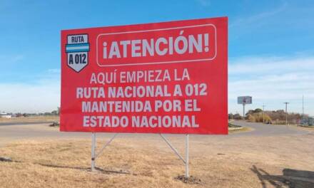 Rutas nacionales sin mantenimiento en la provincia: señalizan con carteles “por el estado catastrófico” en que se encuentran