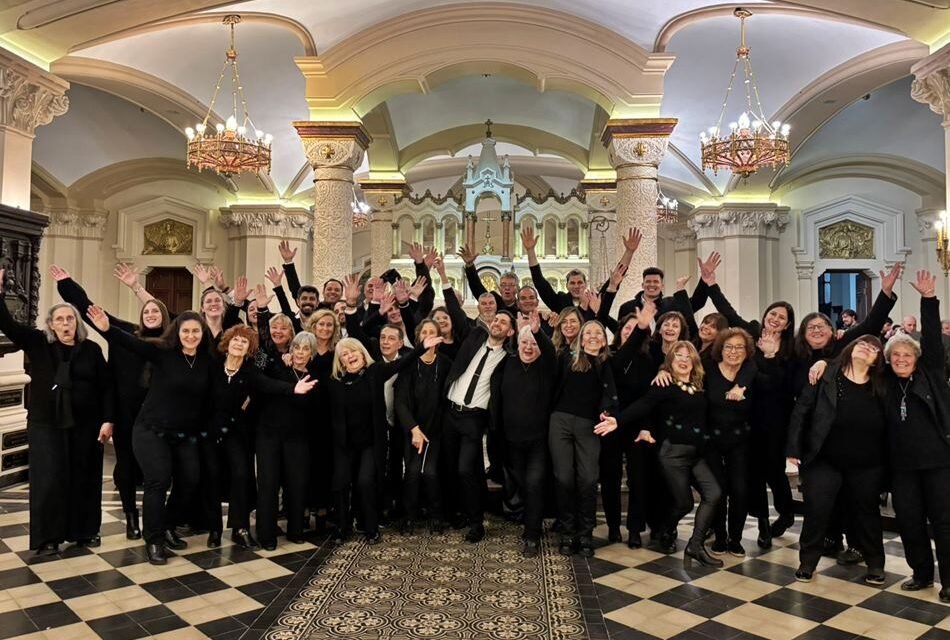 El Coro Polifónico desplegó todo su arte en Rosario