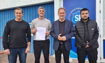 El diputado Mirabella reconoció al Club Santa Paula por sus 90 años de trayectoria