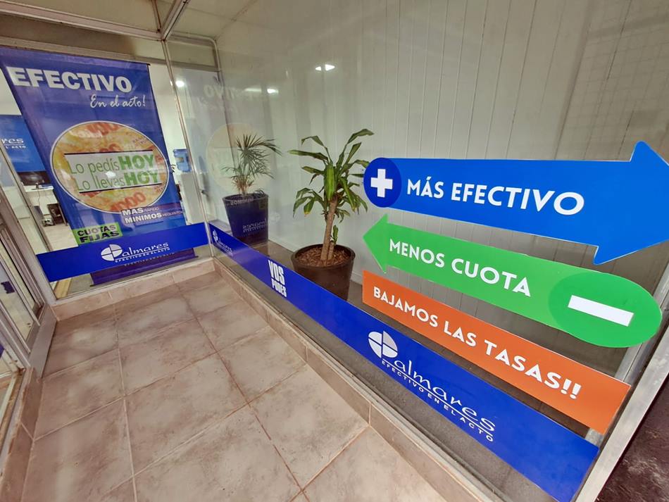 El local de "Palmares" se ubica en Sarmiento 424, ex tienda La Princesa.