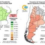 SMN: Santa Fe tendrá lluvias normales a superiores y temperaturas en ascenso entre agosto y octubre
