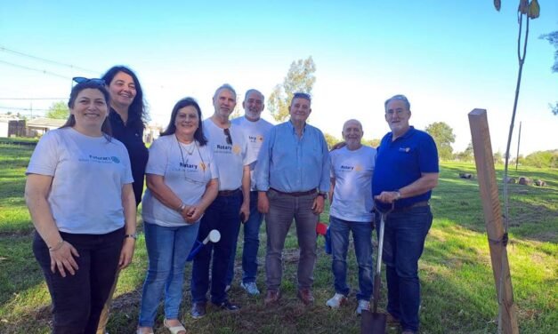 Con nutrida agenda, el gobernador distrital del Rotary Club visita la ciudad