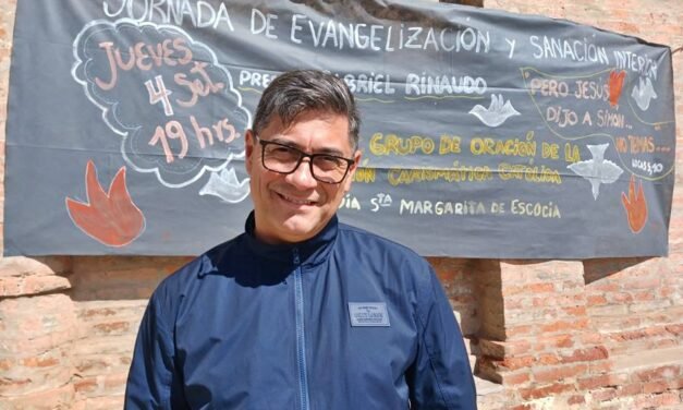 Gabriel Rinaudo: «La gente necesita a Dios, pasó en todos los tiempos, y Él siempre es la respuesta»