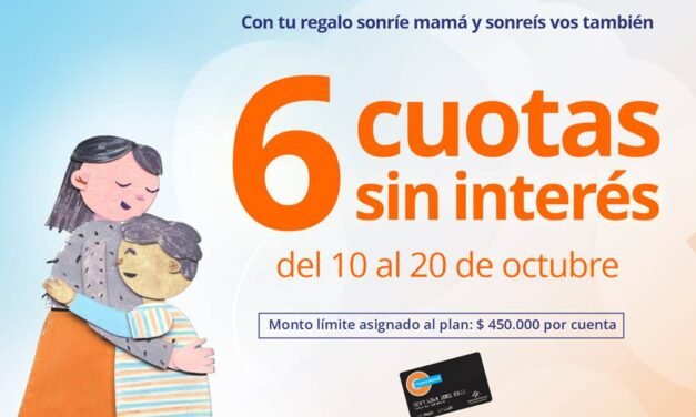 Día de la Madre con Tarjeta Mutual: ¡6 cuotas sin interés para comprarle lo que le gusta!