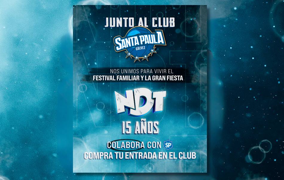 NDT y el Club Santa Paula se unen para celebrar y colaborar