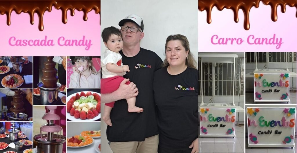 Tenés una fiesta??? In Eventos te presenta sus servicios de cascada de chocolate y el más reciente: carro candy de golosinas