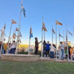 Por primera vez, flamea en Gálvez la bandera que representa los derechos de las personas con discapacidad