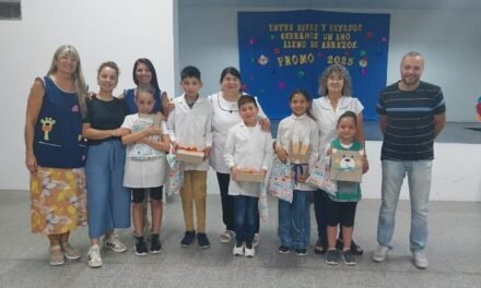 Acto de fin de curso y gradu de nivel inicial en el CER 248 de Campo Piaggio