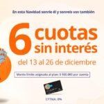 Navidad llena de sonrisas: regalos en 6 cuotas sin interés con Tarjeta Mutual