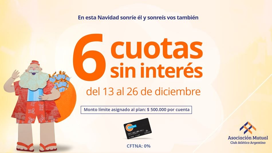 Navidad llena de sonrisas: regalos en 6 cuotas sin interés con Tarjeta Mutual