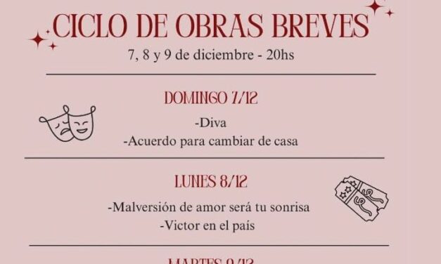 Liceo Municipal: presentan las muestras de los grupos de teatro de adolescentes y de adultos