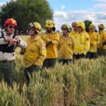 Brigadistas santafesinos se capacitaron en Gálvez en el uso seguro y la coordinación de medios de transporte aéreos