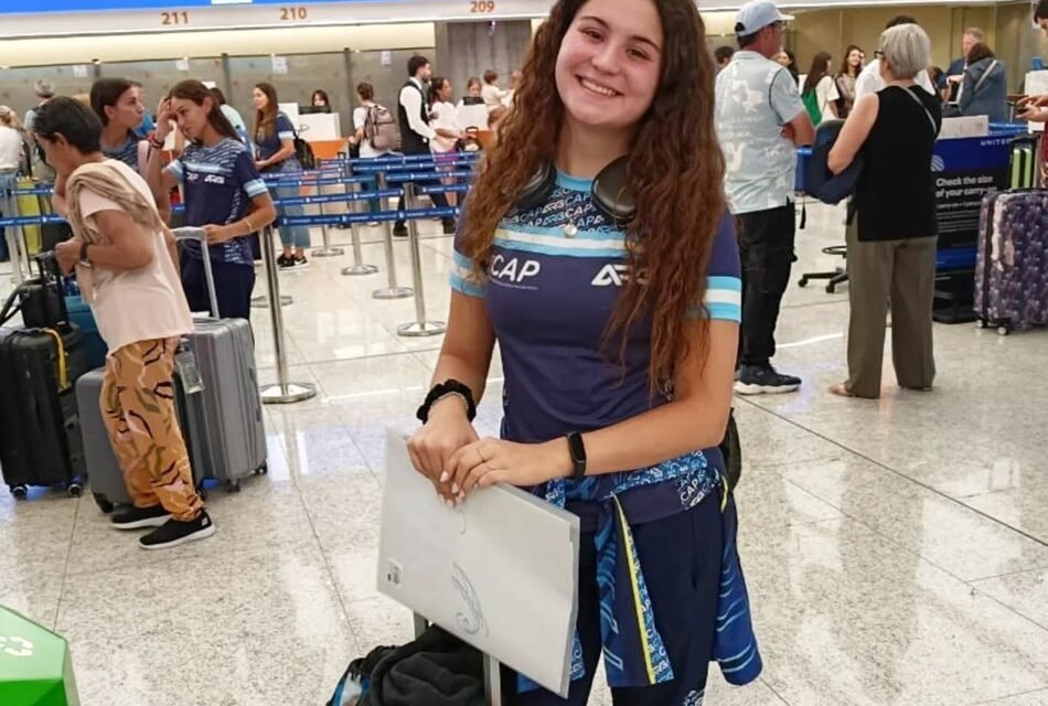 AYLÍN MIRASSOU PARTIÓ A EE.UU. CON UNA VALIJA CARGADA DE SUEÑOS: COMPITE ESTE SÁBADO 17