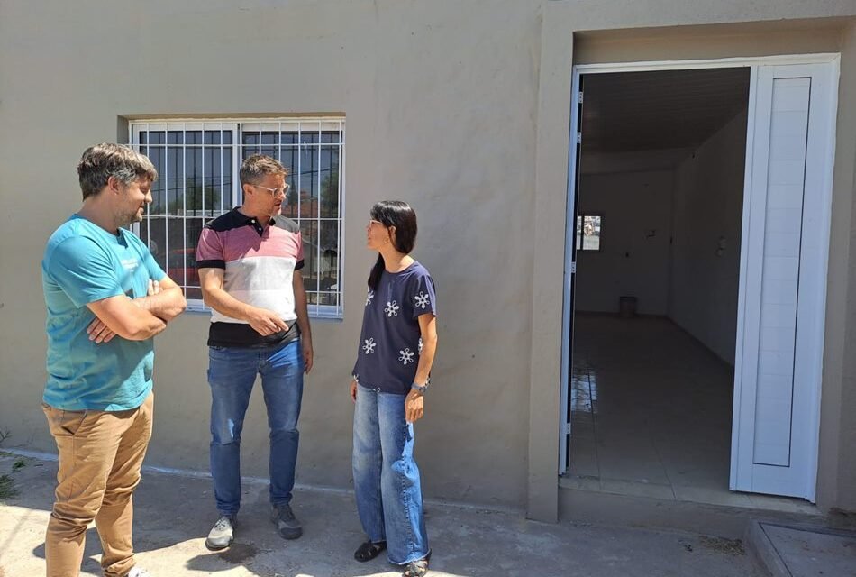 Avanzan las obras en el ex comedor «Irma Negra Traggiay de Parisi», que se convertirá en un centro de desarrollo comunitario