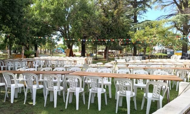 Cuenta regresiva para Colectividades: el predio ya comienza a lucir clima de fiesta