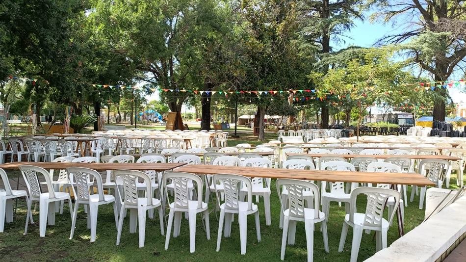 Cuenta regresiva para Colectividades: el predio ya comienza a lucir clima de fiesta