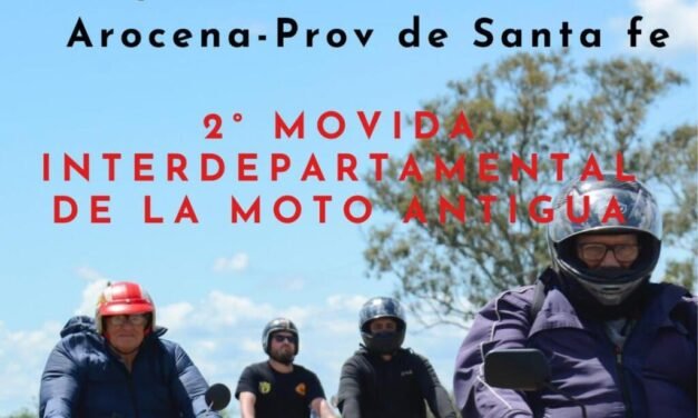 7 y 8 de marzo, segundo recorrido interdepartamental de motos antiguas