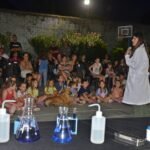 Los peques que ingresan a Primero, recibieron kits escolares de la mutual del C.A.Argentino y jugaron con ciencia en familia